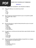 Welding Inspection Technology Module 4