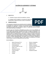 Practica de Aldehidos y Cetonas