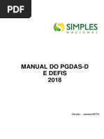 Manual - Pgdas-D - 2018 - V4 - Manual - Pgdas-D - 2018 - V4