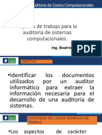 Papeles de Trabajo para La Auditoria de Sistemas Computacionales.