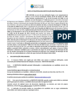 Edital Guarda Municipal Músico 2022 RETIFICADO