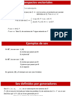 II.2 Subespacios Vectoriales