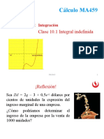 3.1 La Integral Indefinida. Integración Con Condiciones Iniciales