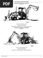 310E 310SE and 315SE Backhoe Loaders Introduction