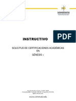 Instructivo Certificados Genesis+