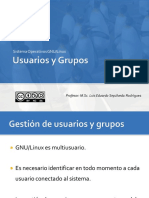 Usuarios y Grupos en GNU/Linux