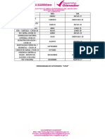 Cronograma de Cove y Covecom