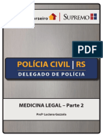 Apostila PC Rs Delegado Edital 2018 Medicina Legal Parte 2 Luciana Gazzola