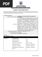 HRD Form 2 Training Matrix District