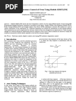 Real Time Temperature Control of Oven Using Matlab-SIMULINK