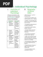 Alfred Adler Individual Psychology Reviewer