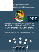 Unidad II - Metodos de Teoría Fundamentada y Etnografía