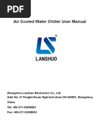 Air Cooled Water Chiller User Manual