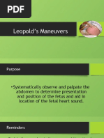 Leopold's Maneuvers - PPTM