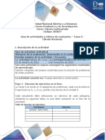 Guia de Actividades y Rúbrica de Evaluación - Unidad 3 - Tarea 3 - Cálculo Vectorial