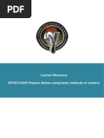 SITHCCC005 Learner Resource.v1.0 (1) SITHCCC005 Prepare Dishes Using Basic Methods of Cookery