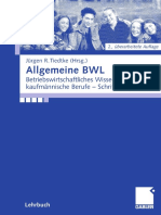 !allgemeine BWL - Betriebswirtschaftliches Wissen Für Kaufmännische Berufe. Schritt Für Schritt-Gabler Verlag (2007)