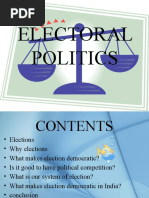 Electoral Politics