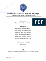 La Cultura Dominicana, Evolucion Historica y Caracteristicas Actuales