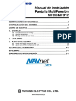 RADAR NAVNET 3D MONITOR MULTIFUNCIONES - Spanish - Installation - Manual