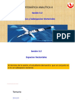 Sesión 3 - 2 Espacios Vectoriales