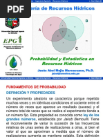 Irh 05 Probabilidad y Estadística en Recursos Hídricos