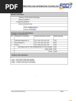 CT230 (Jan2010) Course Work Spec