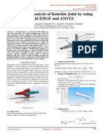 Design and Analysis of Knuckle Joint by Using Solid Edge and Ansys IJERTCONV10IS11021