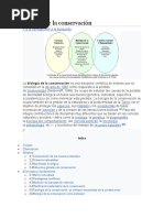 Biología de La Conservación