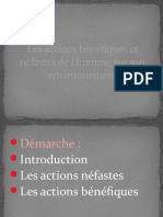 Les Actions Bénéfiques Et Néfastes de L'homme Sur