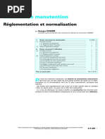 Chariots de Manutention: Réglementation Et Normalisation