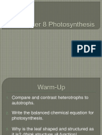 Ch. 8 Photosynthesis F17