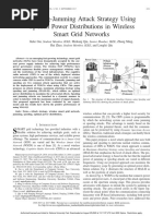 Spoofing-Jamming Attack Strategy Using Optimal Power Distributions in Wireless Smart Grid Networks