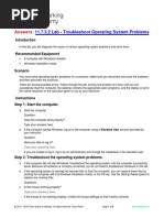 11.7.3.2 Lab - Troubleshoot Operating System Problems086c