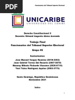 Trabajo Final Grupo 5 Derecho Constitucional II Lunes Nocturno