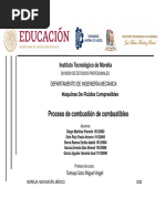 Proceso de Combustion de Combustibles