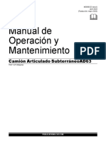 Manuel Operacion y Mantenimeinto AD63