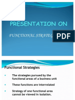 Functional Strategies 1