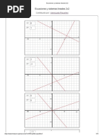 Ecuaciones y Sistemas Lineales 2x2