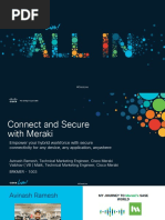 Conecte-Se e Proteja Com Meraki