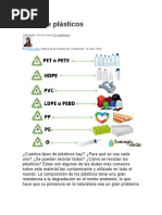 Reciclaje Tipos Plasticos