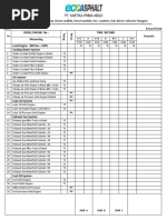 Record Parameter Diesel Generator