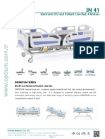 IN 41 - Electronic ICU and Patient Care Bed, 4 Motors