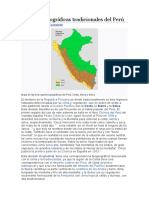 Resgiones en El Peru