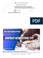 Best Healthcare Payer Contract Negotiations Tips