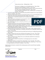 Quiz Answer Key Welding