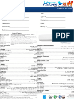 Datasheet 12000 Btu