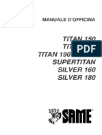 TITAN 150 - TITAN 165 - TITAN 190 Dalla Matr. 3001 - SUPERTITAN - SILVER 160 - SILVER 180 - Manuale D'officina