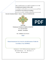 Dimensionnement Circuit Refroidissement Huile Turbine À Gaz