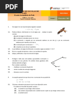 Teste 1 - V2 - Fisica - 12 C